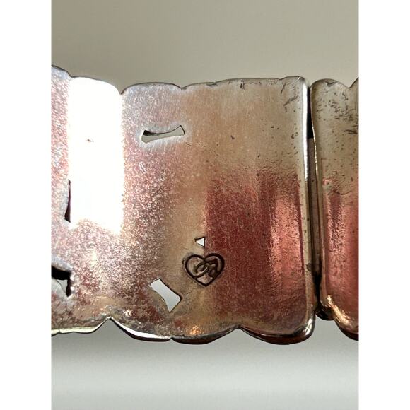 Brighton Wild Flowers Hinged Bangle Bracelet - Picture 4 of 4